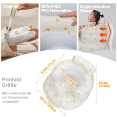 AirSwim BPA-free PVC material emphasizes safe, skin-friendly construction