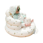 AirSwim inflatable baby chair backrest supports upright seating for better posture