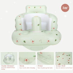 AirSwim inflatable baby seat made with BPA-free materials for safe play
