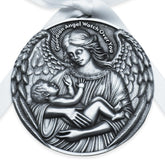 aiviwiai guardian angel crib medal 3inch centerpiece for nursery decor and protection.
