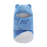 AiWMGL baby swaddle with bear ears for extra warmth and cozy comfort.