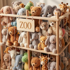 aiwo durable wooden toy chest close-up emphasizes sturdy construction