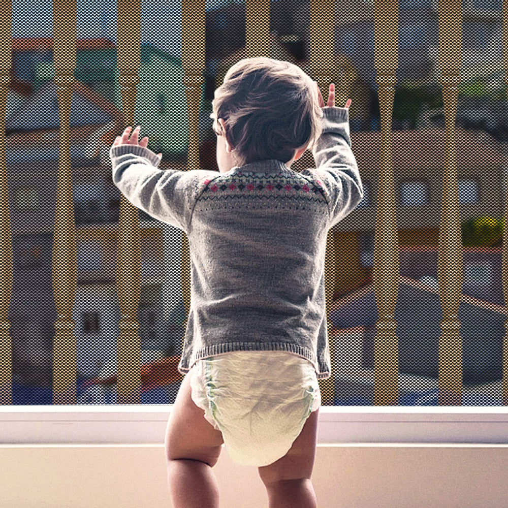 Aixingyun child safety net installation on stairs for safer indoor play