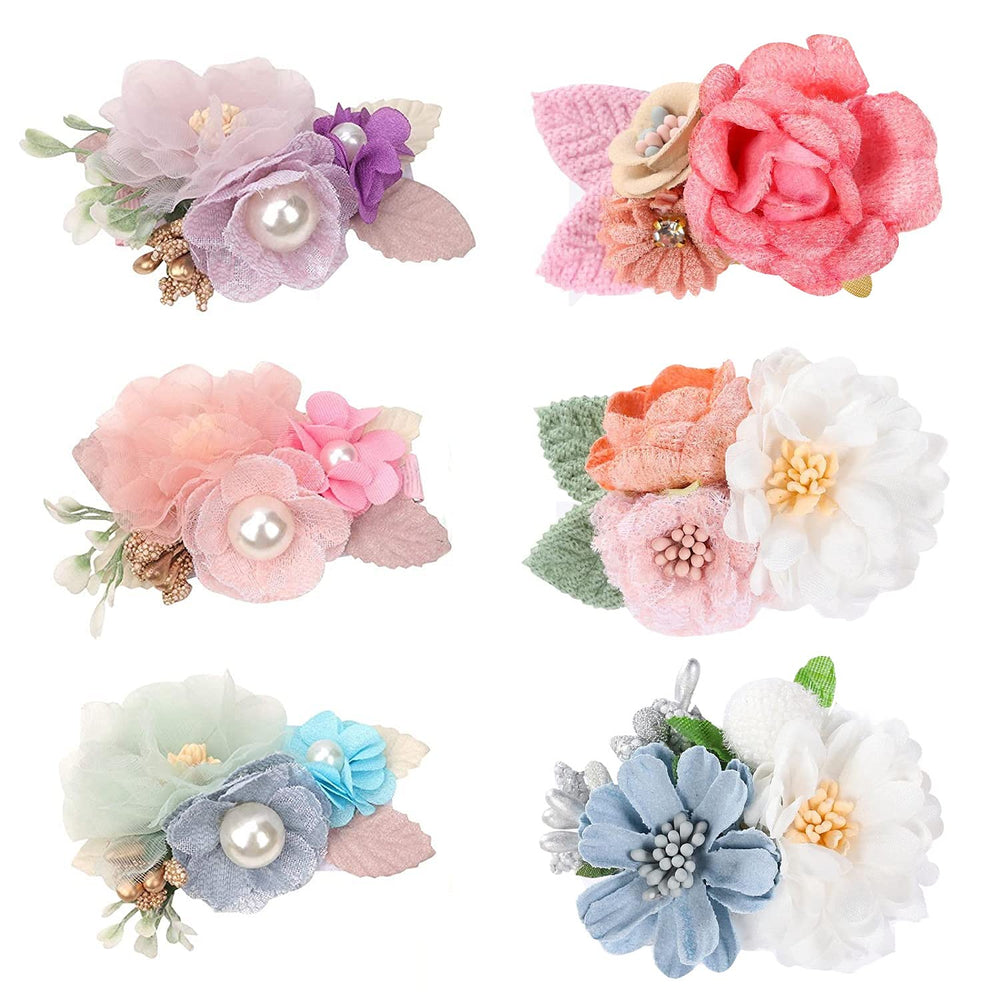 AJLTPA 6Pcs Flower Clips Set packaging box, ideal gift-ready presentation