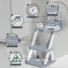 AJVV triangular-structured seat, stable design during potty training.