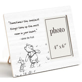 AKFVNSFK Classic Pooh Bear Frame wooden wall display for cherished 4x6 photos