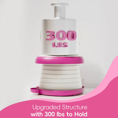 AKIMRABY Travel Potty Seat ABS-structure showing strong support.