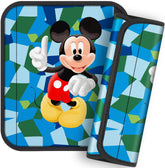 Akkya seat belt cover close-up shows soft neoprene cushioning for kid comfort