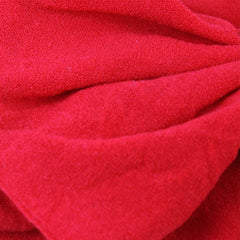 AKOAK baby headband red closeup bow highlights gentle nylon texture and charming detail