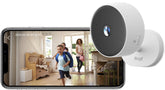 Alaga 2K indoor camera front view helps discreet home security.