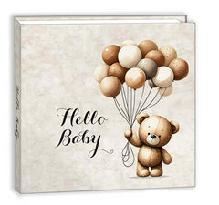 Alejastore baby memory book cover with teddy bear design for lasting keepsake