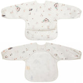 Ali+Oli Smock Bib Woodlands long-sleeve during meals protects clothing