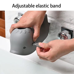 ALIBEBE universal-fit faucet cover stays in place with anti-slip silicone
