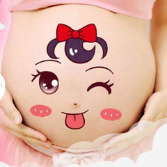 ALINILA facial expression stickers closeup show versatile options for bump photo storytelling.
