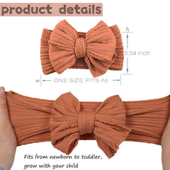 ALinmo headbands bow stitching detail demonstrates durable craftsmanship.