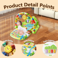 ALB Alive Lovely Baby leg movement interaction encourages coordinated kicking during play.