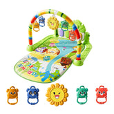 ALB Alive Lovely Baby gym shows soft animal shapes to invite cuddly sensory play.
