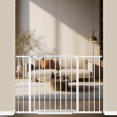 ALLAIBB triple-lock gate wide walk-through keeps babies and pets safe while passing through.