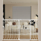 ALLAIBB White gate height 40.55 inches for tall doorway safety