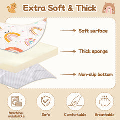 alldomess non-slip bottom crawling safety keeps baby stable during movements