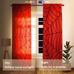 Allenjoy 82x84 inch curtain panels ready for easy hanging on standard rods.