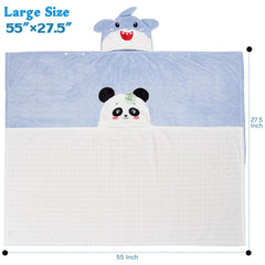Allureza hooded toddler towel, 28x55 inches, for warm, cozy post-bath moments.