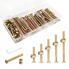 ALLWIN crib screws replacement kit packaging shows durable zinc-plated hardware for crib repairs
