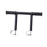 Almencla metal stroller handle extender mounted for easier reach