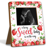 ALodr strawberry baby shower frame 8x10 displaying keepsake photo beautifully