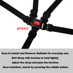 Alovexiong thickened nylon belt and high-strength buckle closeup indicating durability.