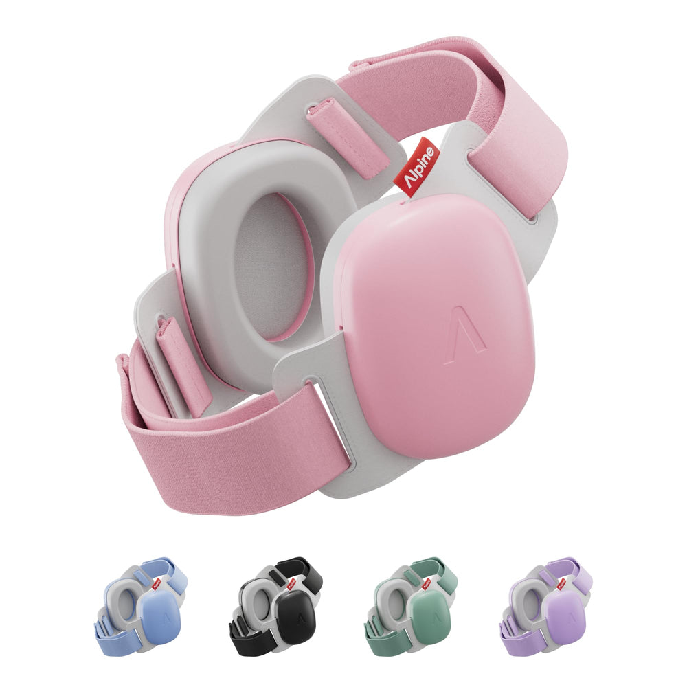 Alpine Muffy Baby Comfort headband offers secure fit for tiny ears.