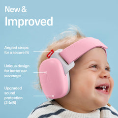 Alpine Muffy Baby Comfort soft earcups cradle delicate ears with gentle noise reduction.