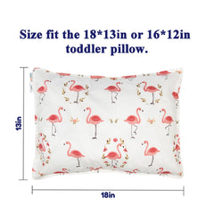 ALVABABY 13x18-12x16 pillowcase fits small toddler pillows.
