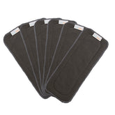 ALVABABY reusable inserts pack of six for cloth diapers showing 6-pack convenience for quick changes