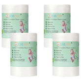 ALVABABY diaper liner 400 sheets pack neatly arranged for easy changes.