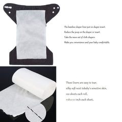 ALVABABY liner easy-tear-open design for quick changes.