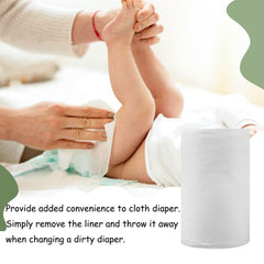 ALVABABY diaper liner in diaper showcasing standard fit.