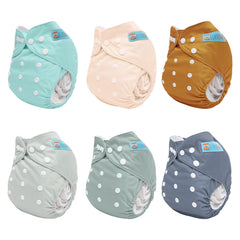 ALVABABY twelve inserts boost absorbency for longer wear.