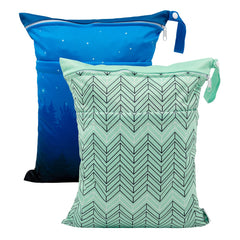 ALVABABY wet/dry bag waterproof polyester material protects contents from leaks during outings.