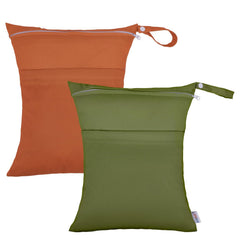 ALVABABY wet/dry bag with waterproof exterior and handy carry handle for travel.