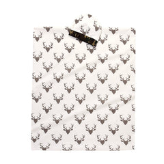 AlwaysFun deer-print swaddle blanket shows soft, breathable cotton for gentle newborn comfort.