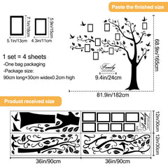 AM AMAONM 3D peel-and-stick vinyl wall art demonstrates easy DIY home decoration