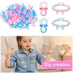 Amabro mini acrylic pacifier close up transparent shows crystal clear design and safe materials