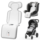 AMACOOL baby stroller cooling pad back view showing full-seat cooling in use.