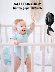 AMACOOL Baby Stroller Fan 5000mAh battery powers long-lasting cooling on trips.
