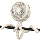 AMACOOL battery-operated stroller fan clip-on keeps baby comfortable on-the-go.