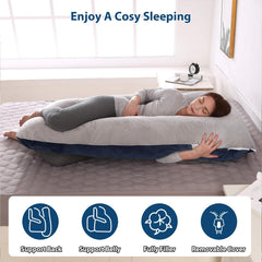 Amagoing height-adjustable pillow with double zipper for personalized height.