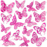 AM AMAONM 3D butterfly wall decor 60-pcs pack adds vibrant room accents.
