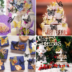 AM AMAONM 3D butterfly wall decor style 4 offers shimmering decor for nurseries