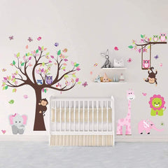 AM AMAONM tree wall decal provides natural backdrop for learning and imagination